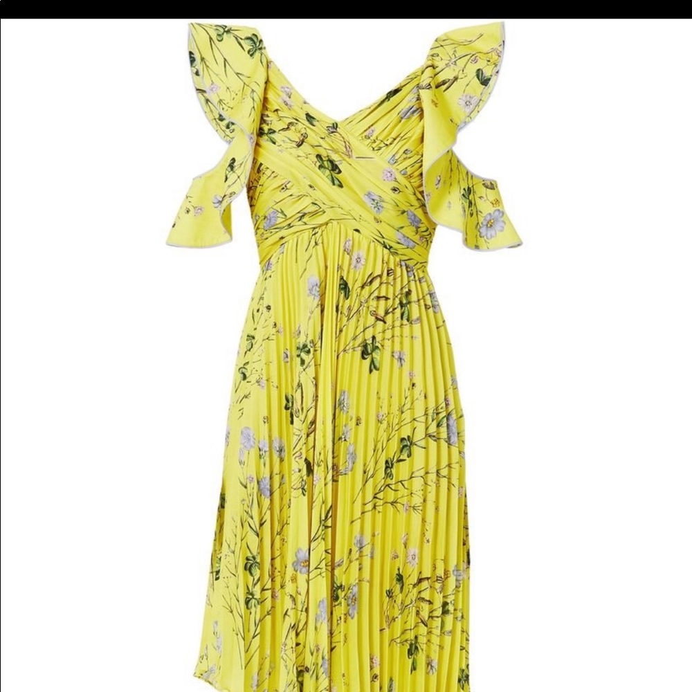 Self-Portrait Asymmetric Floral Dress